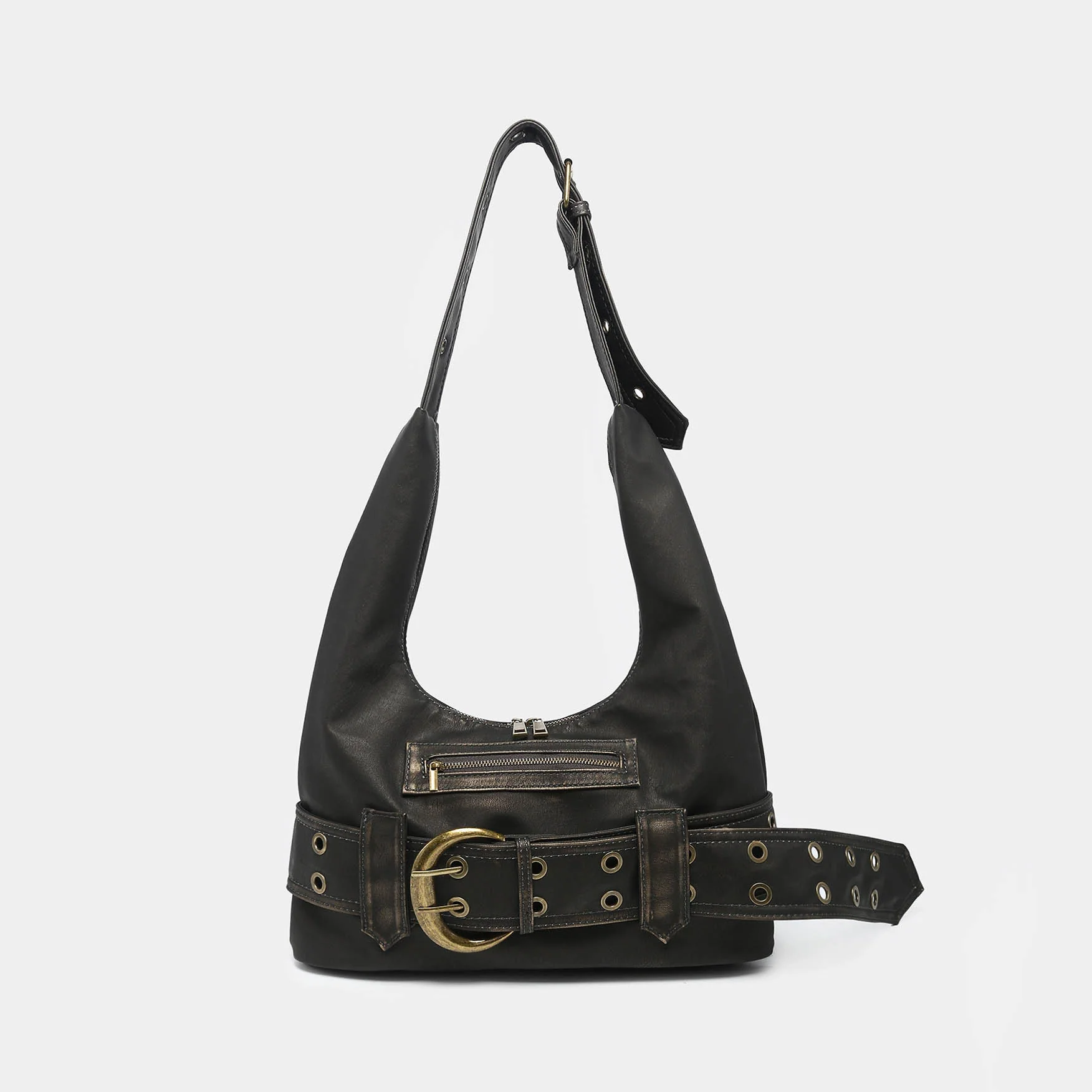 Brittany Crossbody Hobo Bag - Image 7