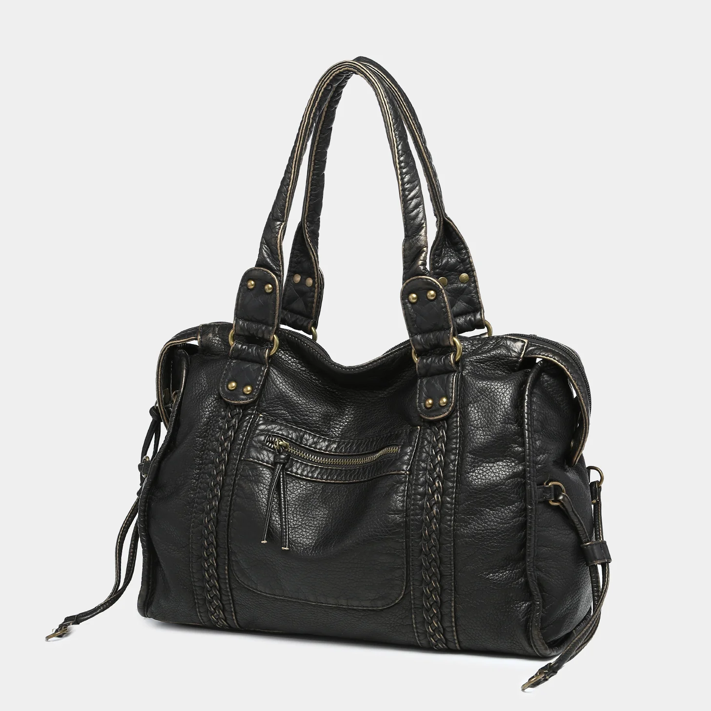 Dakota XL Tote Bag in Vintage Black - Image 8