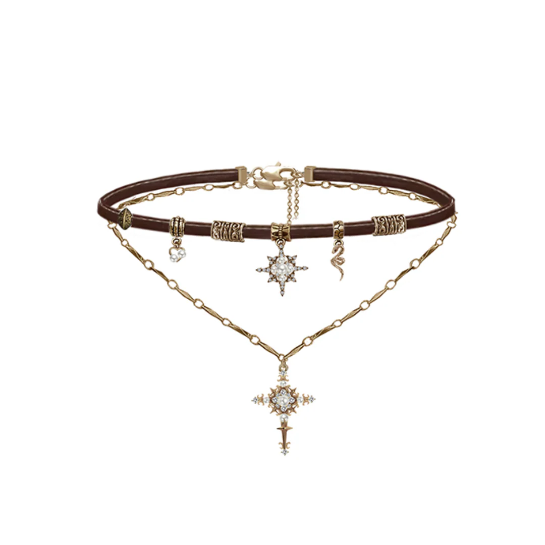 Luna Vintage Cross Bracelet - Image 8