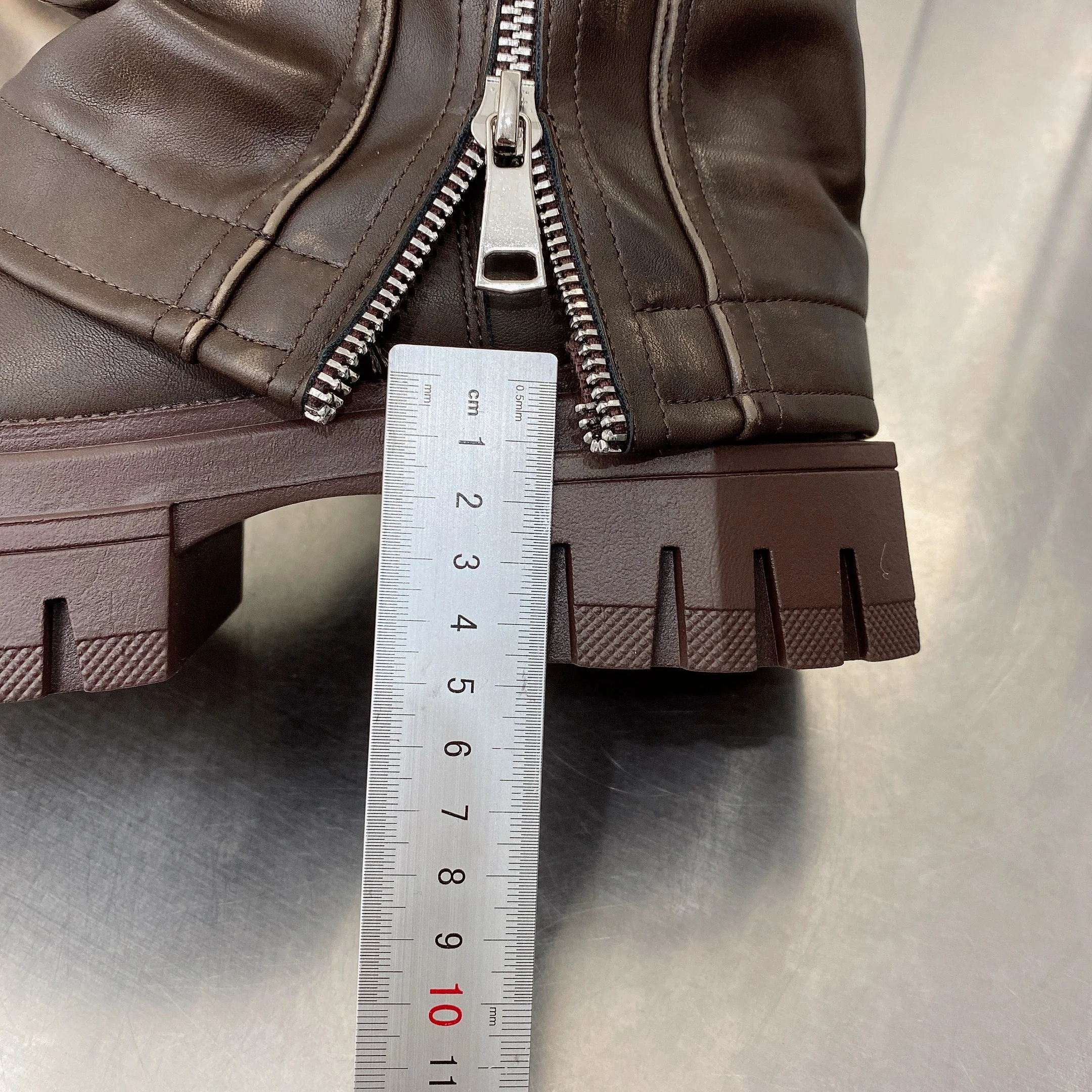 Platform Fold Over Chunky Boots - Image 14