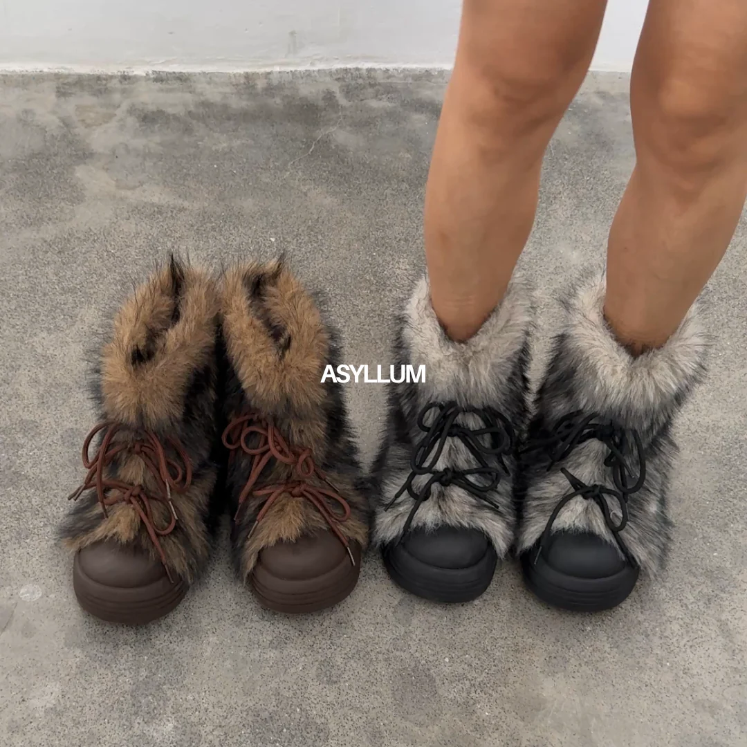 Asyllum Rhea Arctic Furry Boots - Image 5