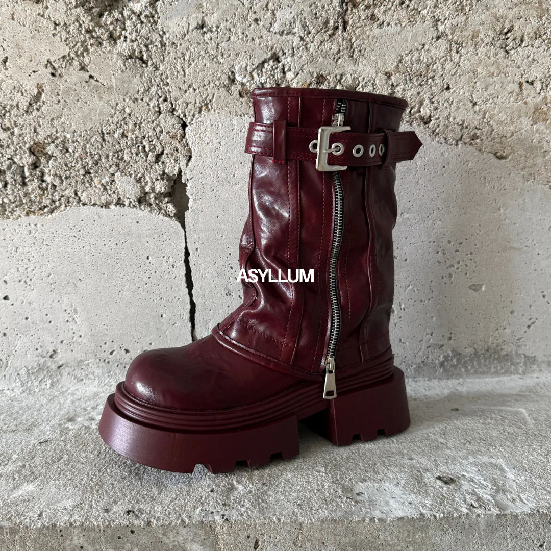 Ruby Fold Over Platform Boots - Image 10