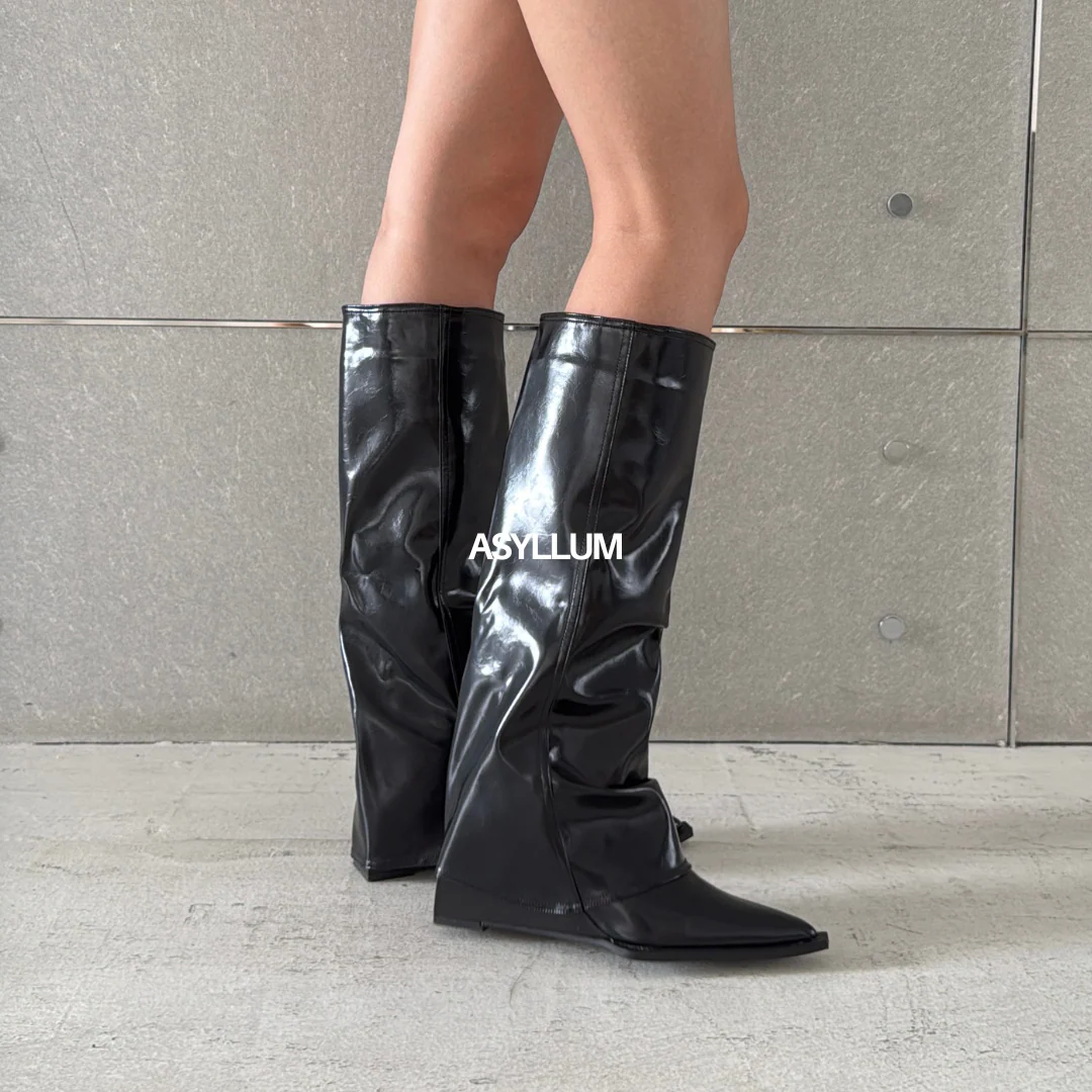 Vera Knee High Slouch Boots - Image 4