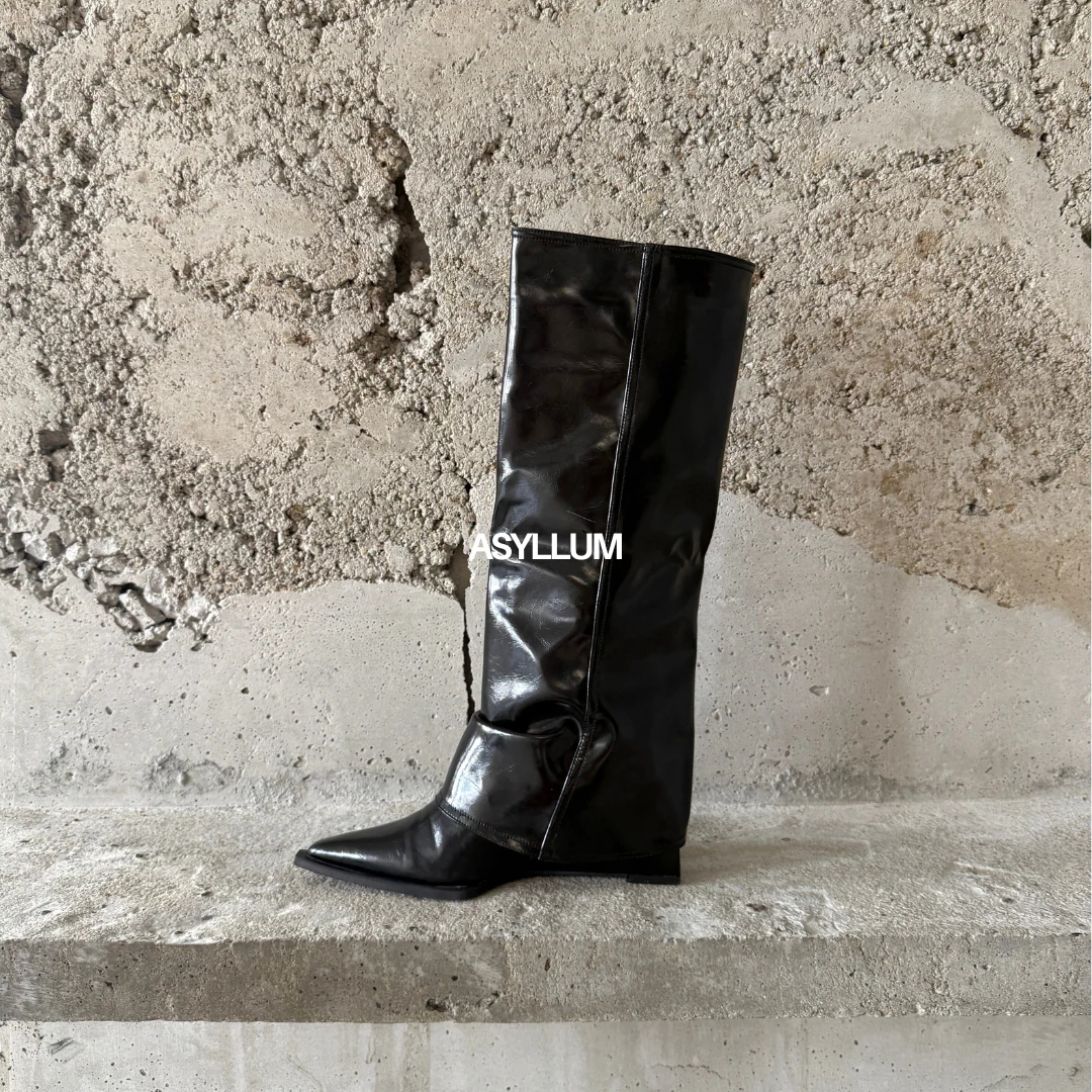 Vera Knee High Slouch Boots - Image 8