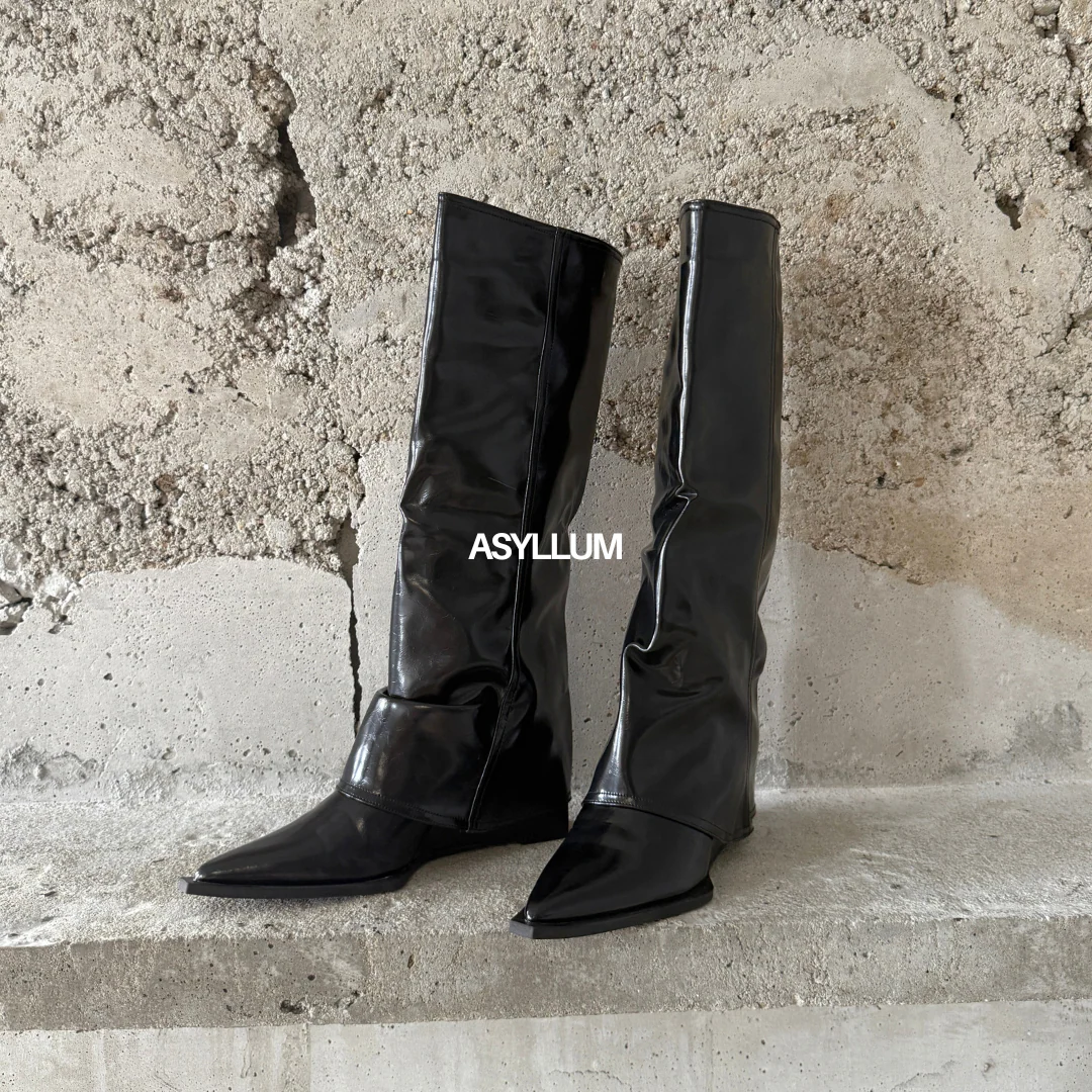 Vera Knee High Slouch Boots - Image 9